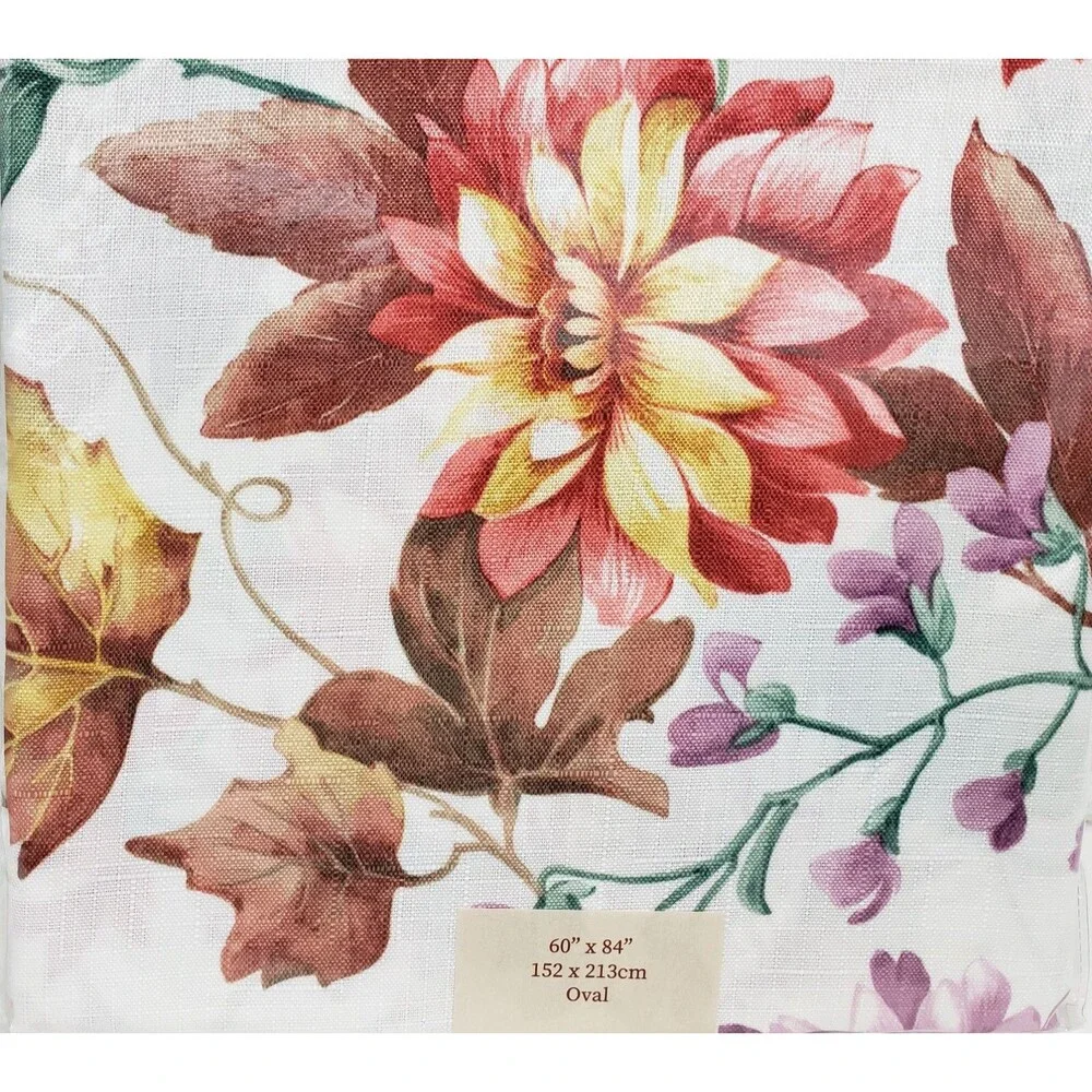 Printed Fabric Tablecloth,60
